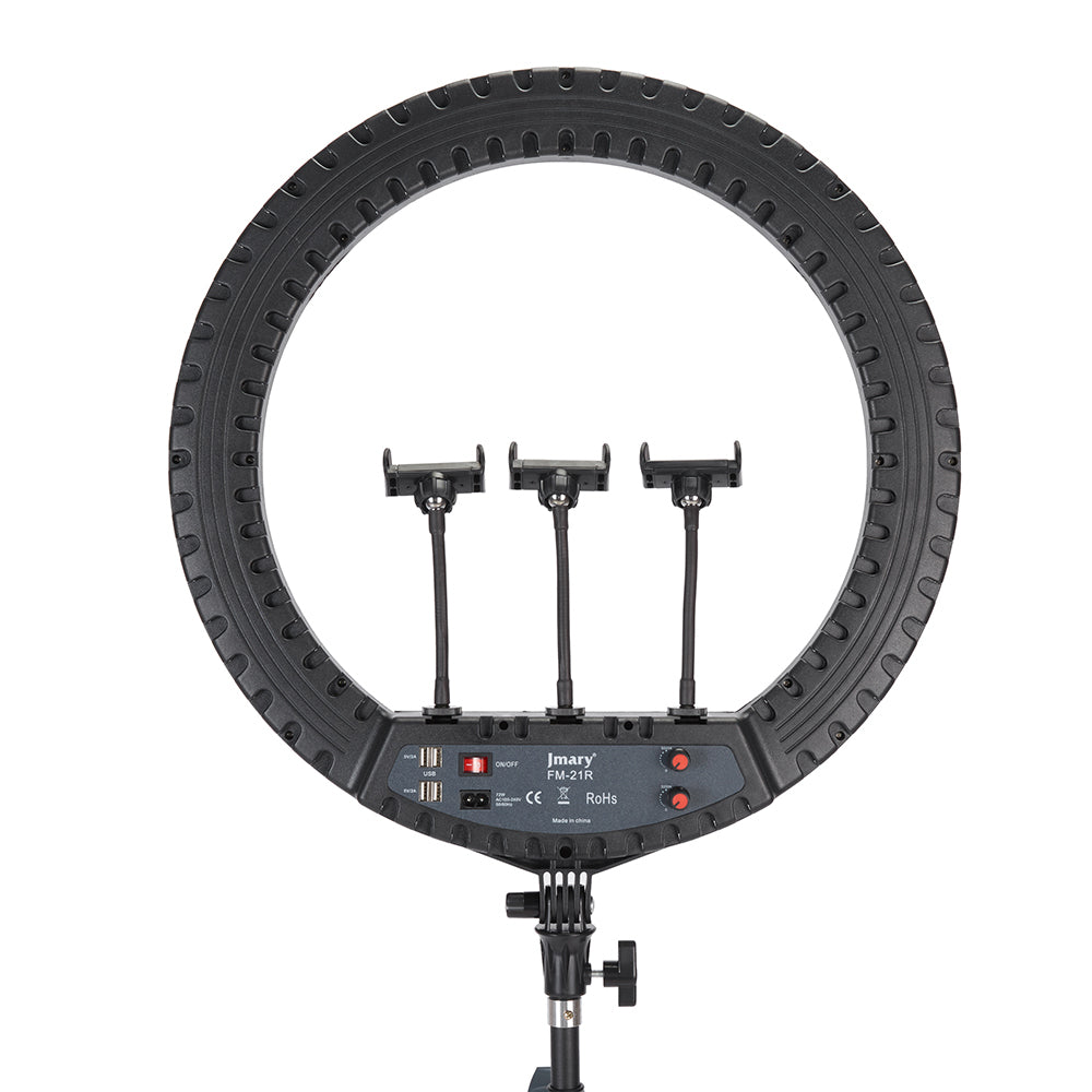 Jmary FM-21R Uzaktan Kumandalı 52cm Işıklı Telefon Tutucu Ring Light Jmary FM-21R Uzaktan Kumandalı 52cm Işıklı Telefon Tutucu Ring Light